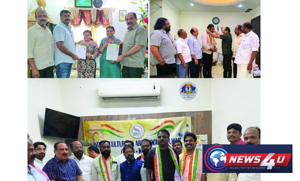 കാർത്തിക് നാരായണന്‍  ഇൻകാസ്  കുവൈറ്റിന്റെ അംഗത്വം സ്വീകരിക്കുന്നു