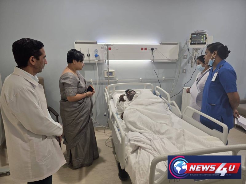 ഇറാന്‍ ആക്രമണം;പരുക്കേറ്റവരെ സന്ദര്‍ശിച്ച് അംബാസഡര്‍ പരമിത ത്രിപതി