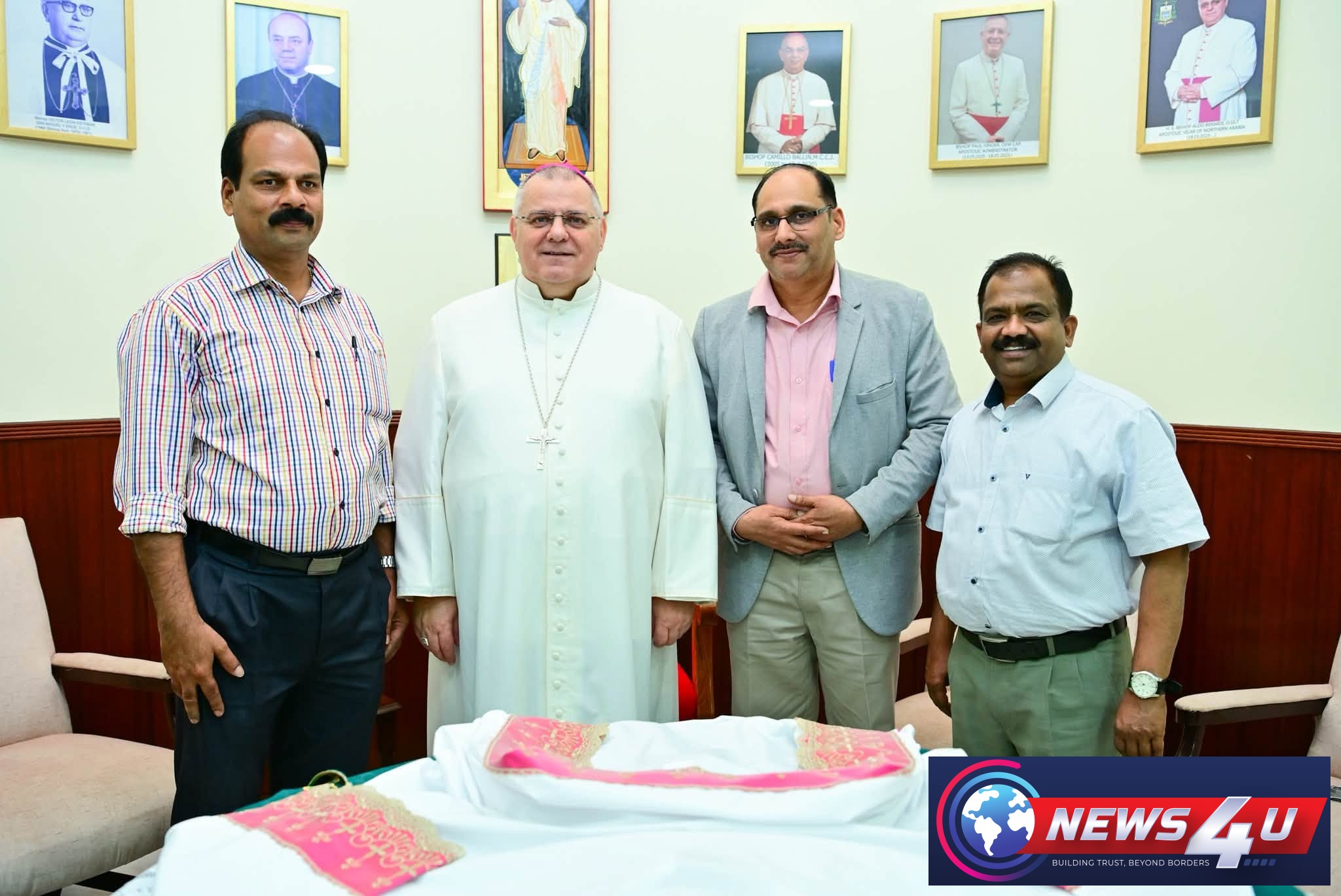 ബിഷപ്പ് ആൽദോ ബറാർഡിക്ക് ആശംസകൾ നേർന്ന് എസ്.എം.സി.എ കുവൈത്ത്