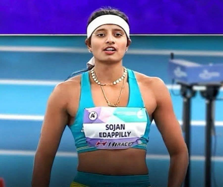 മലയാളിയുടെ സുവർണപ്പോരാട്ടം; ആൻസി സോജന് ഏഷ്യൻ ഗെയിംസിൽ വെള്ളി