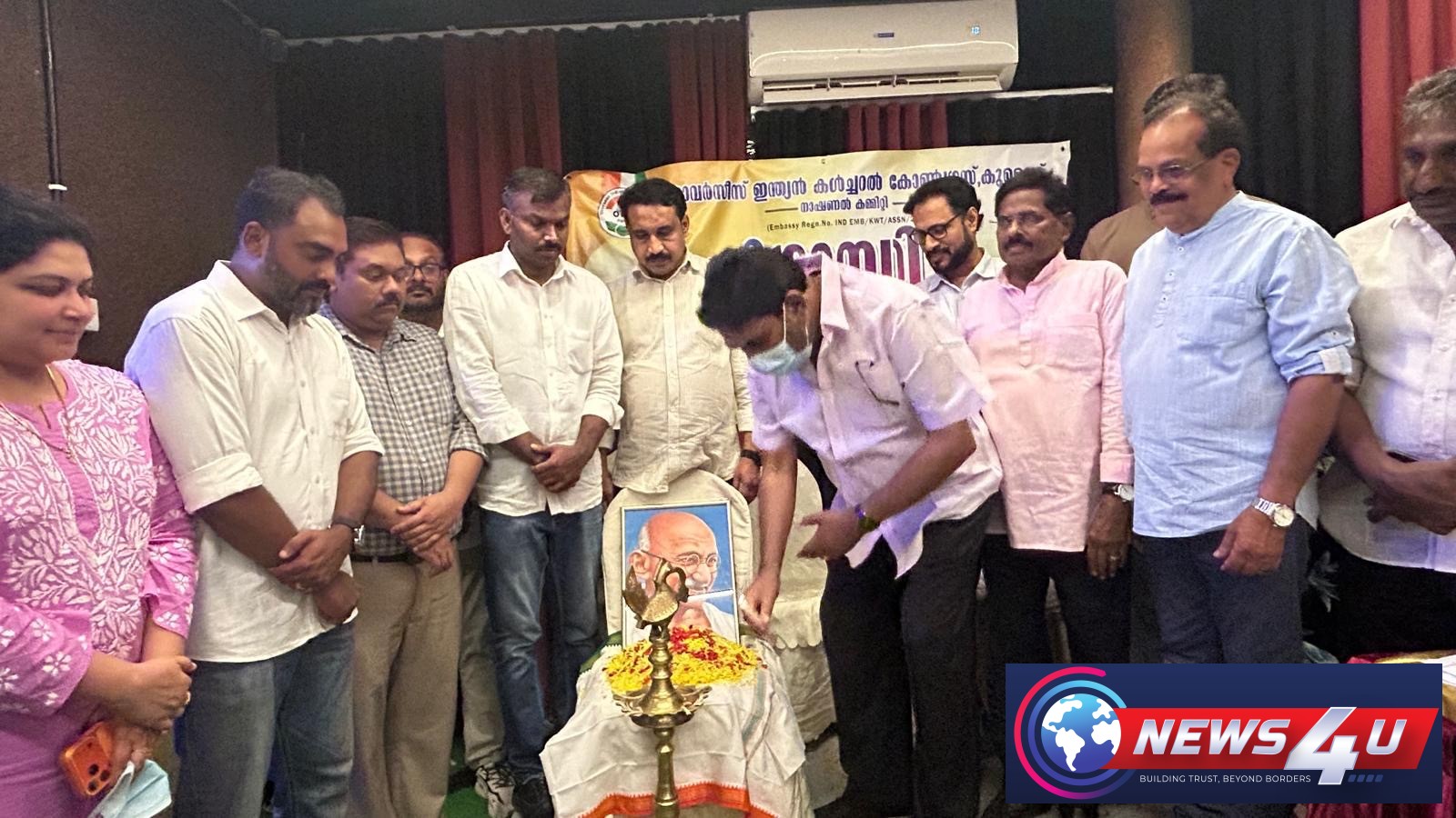 ഒഐസിസി കുവൈത്ത് മഹാത്മാഗാന്ധിയുടെ 157-ാം ജന്മദിനം ആചരിച്ചു