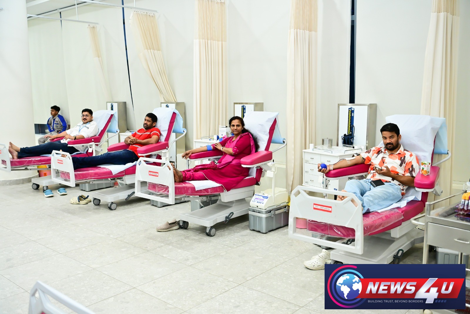 ഇൻഫോക് രക്തദാന ക്യാമ്പ് സംഘടിപ്പിച്ചു;120 പേർ രക്തം ദാനം നല്‍കി